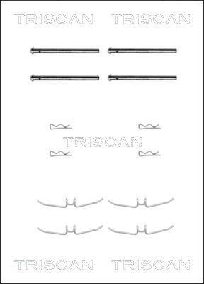 Triscan 8105 271192 - Комплектующие для колодок дискового тормоза unicars.by