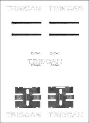 Triscan 8105 271206 - Комплектующие для колодок дискового тормоза unicars.by