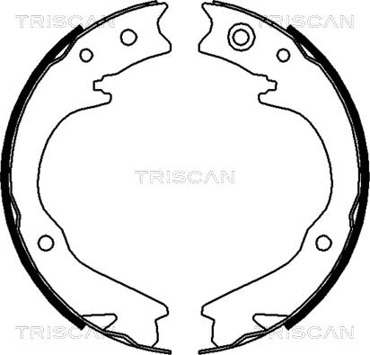 Triscan 8100 68003 - Комплект тормозов, ручник, парковка unicars.by