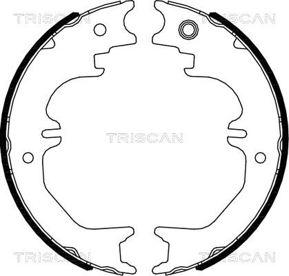 Triscan 8100 13050 - Комплект тормозов, ручник, парковка unicars.by