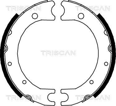 Triscan 8100 13036 - Комплект тормозов, ручник, парковка unicars.by