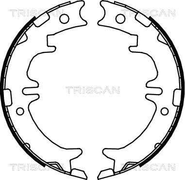 Triscan 8100 13033 - Комплект тормозов, ручник, парковка unicars.by