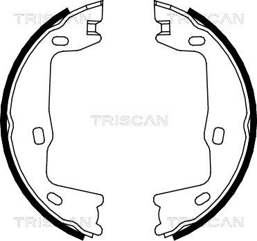 Triscan 8100 24005 - Комплект тормозов, ручник, парковка unicars.by