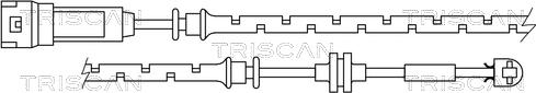 Triscan 8115 10008 - Сигнализатор, износ тормозных колодок unicars.by