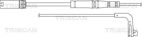 Triscan 8115 11034 - Сигнализатор, износ тормозных колодок unicars.by