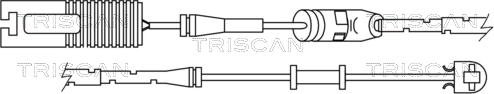 Triscan 8115 17005 - Сигнализатор, износ тормозных колодок unicars.by