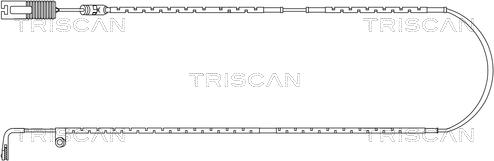 Triscan 8115 17010 - Сигнализатор, износ тормозных колодок unicars.by