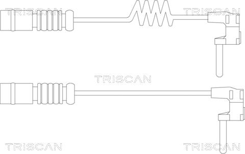 Triscan 8115 23020 - Сигнализатор, износ тормозных колодок unicars.by