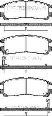 Lucas Electrical 6132609 - Тормозные колодки, дисковые, комплект unicars.by