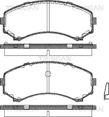 BENDIX 572352 - Тормозные колодки, дисковые, комплект unicars.by