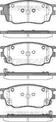 Roulunds Rubber 695981 - Тормозные колодки, дисковые, комплект unicars.by