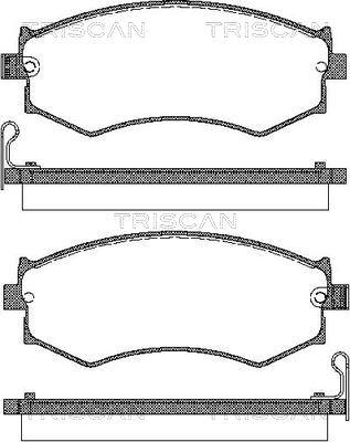 BENDIX 572338 - Тормозные колодки, дисковые, комплект unicars.by