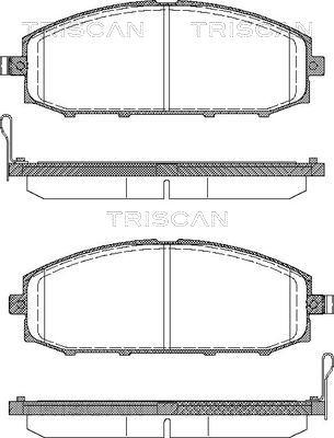 AISIN B1N034 - Тормозные колодки, дисковые, комплект unicars.by