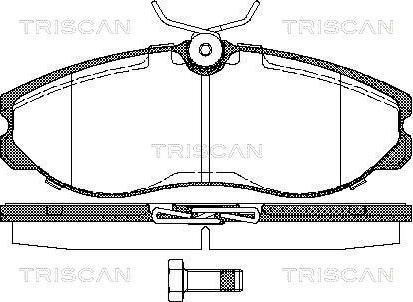 Valeo 302489 - Тормозные колодки, дисковые, комплект unicars.by