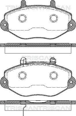 Allied Nippon ADB0924 - Тормозные колодки, дисковые, комплект unicars.by