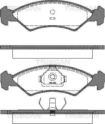 HELLA 8DB 355 007-311 - Тормозные колодки, дисковые, комплект unicars.by