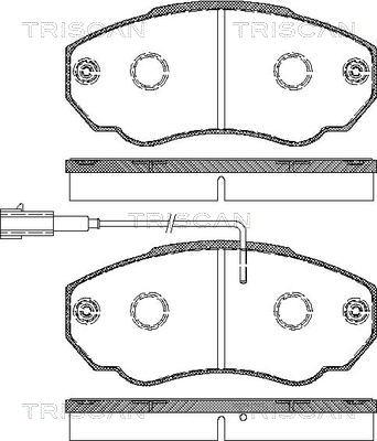 Pilenga FD-P 7340 - Тормозные колодки, дисковые, комплект unicars.by