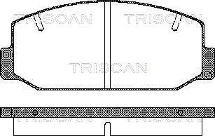 Woking D1157048 - Тормозные колодки, дисковые, комплект unicars.by