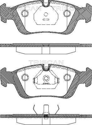 G.U.D. GBP038400 - Тормозные колодки, дисковые, комплект unicars.by