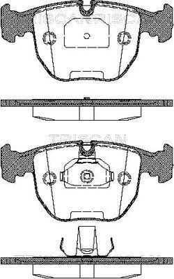 Triscan 8110 11006 - Тормозные колодки, дисковые, комплект unicars.by