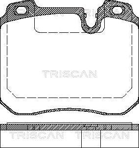 HITEC H 813 - Тормозные колодки, дисковые, комплект unicars.by