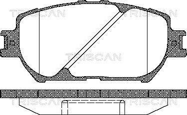 BOSCH 986505402 - Тормозные колодки, дисковые, комплект unicars.by