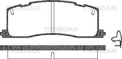 4X4 ESTANFI EST-51-02-262 - Тормозные колодки, дисковые, комплект unicars.by