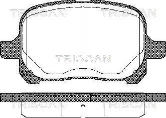 Aisin SN850 - Тормозные колодки, дисковые, комплект unicars.by