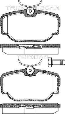 Budweg Caliper 521155 - Тормозные колодки, дисковые, комплект unicars.by