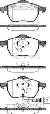 Triscan 8110 29040 - Тормозные колодки, дисковые, комплект unicars.by