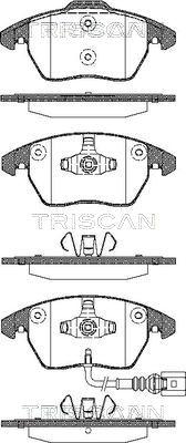 Triscan 8110 29051 - Тормозные колодки, дисковые, комплект unicars.by