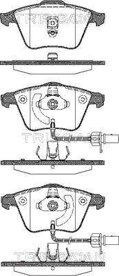 Triscan 8110 29053 - Тормозные колодки, дисковые, комплект unicars.by