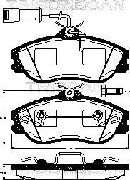 Valeo 670230 - Тормозные колодки, дисковые, комплект unicars.by