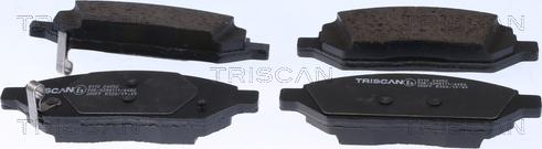 Triscan 8110 24052 - Тормозные колодки, дисковые, комплект unicars.by