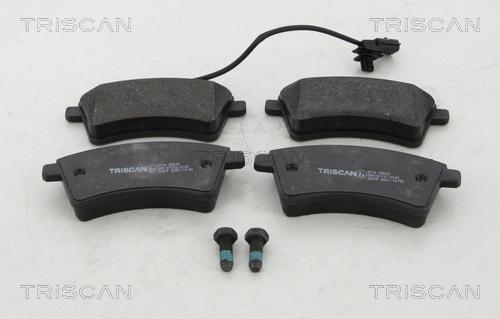 Triscan 8110 25043 - Тормозные колодки, дисковые, комплект unicars.by