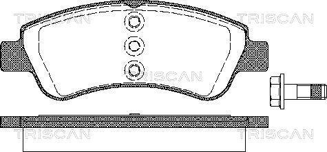 Pagid 8DB 355 011-521 - Тормозные колодки, дисковые, комплект unicars.by