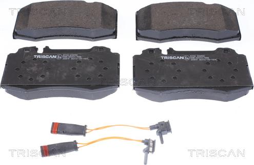 Triscan 8110 23058 - Тормозные колодки, дисковые, комплект unicars.by