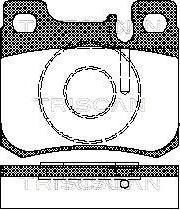 Triscan 8110 23006 - Тормозные колодки, дисковые, комплект unicars.by