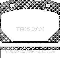 Trialli PFP 7966 - Тормозные колодки, дисковые, комплект unicars.by