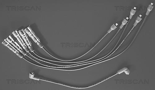 Triscan 8860 4104 - Комплект проводов зажигания unicars.by