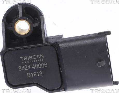 Triscan 8824 40006 - Датчик, давление во впускной трубе unicars.by