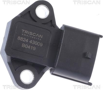 Triscan 8824 43009 - Датчик, давление во впускной трубе unicars.by