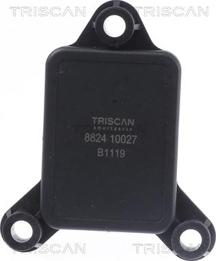 Triscan 8824 10027 - Датчик, давление во впускной трубе unicars.by