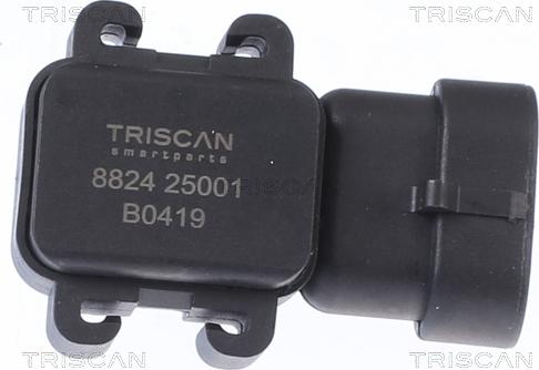 Triscan 8824 25001 - Датчик, давление во впускной трубе unicars.by