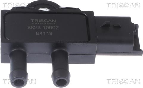 Triscan 8823 10002 - Датчик, давление выхлопных газов unicars.by