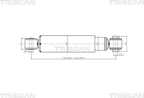 Triscan 8705 15203 - Амортизатор unicars.by