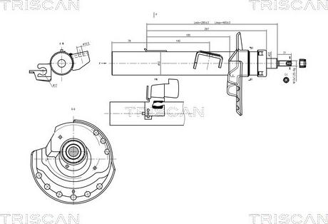 Triscan 8705 16104 - Амортизатор unicars.by