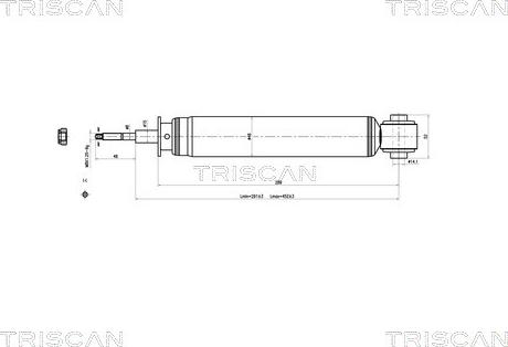 Triscan 8705 16201 - Амортизатор unicars.by