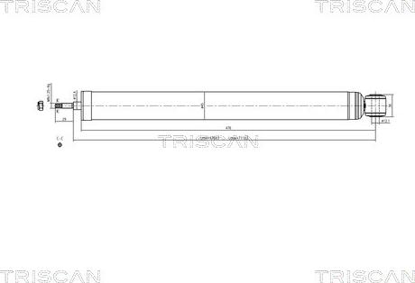 Triscan 8705 16202 - Амортизатор unicars.by