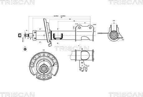 Triscan 8705 10104 - Амортизатор unicars.by